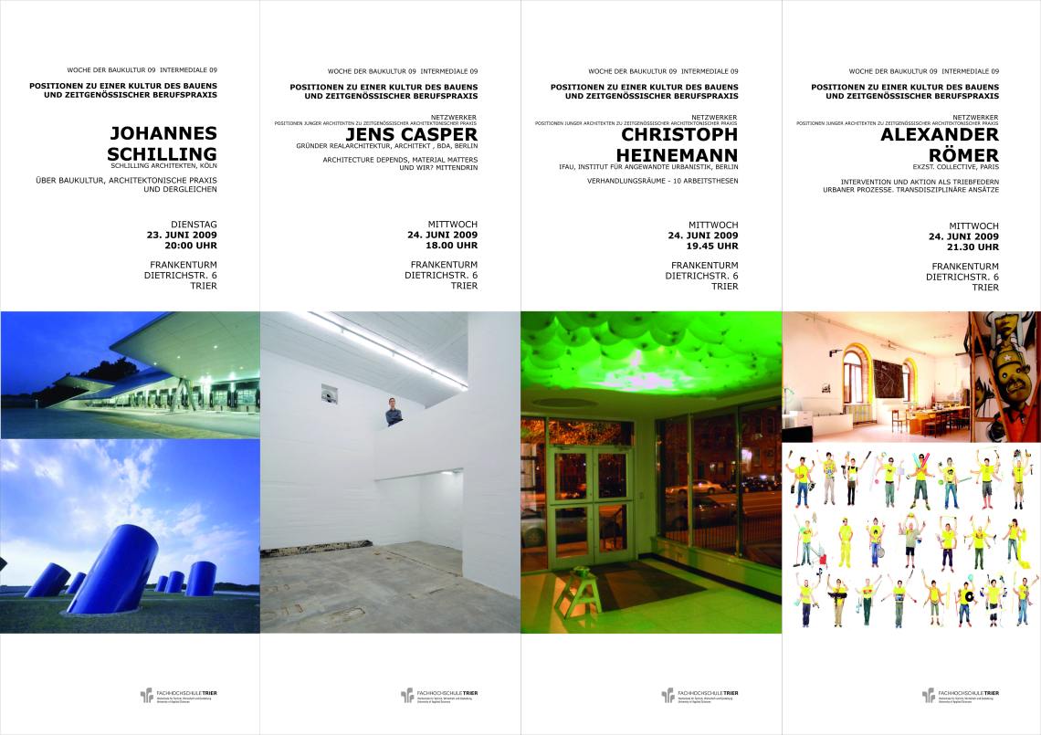 Vorträge Woche Baukultur