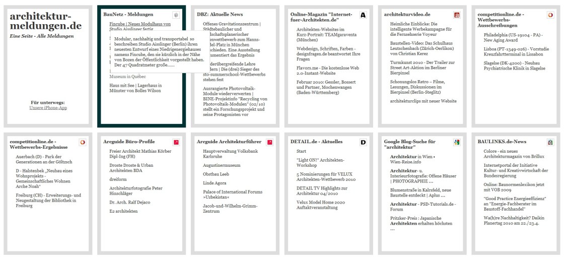 architekturmeldung